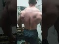 Some back posing. 7 weeks out