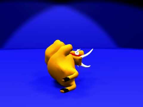 3D Short Animation: Boar Entering Fetal Position