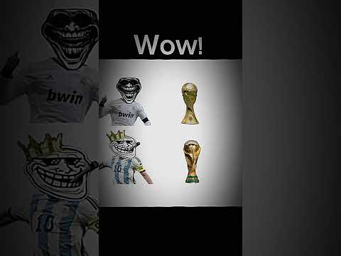 Ronaldo 🇵🇹 vs Messi 🇦🇷 in the trophies 🏆🌎🔥 #shorts #messi #ronaldo