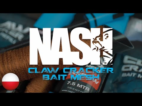 Tunel z siatką nierozpuszczalną Nash Claw Cracker Bait Mesh Narrow film wideo 
