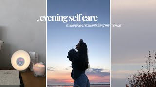 Self Care Evening | spending an evening pampering, relaxing & improving my wellbeing 🫧☁️🤍