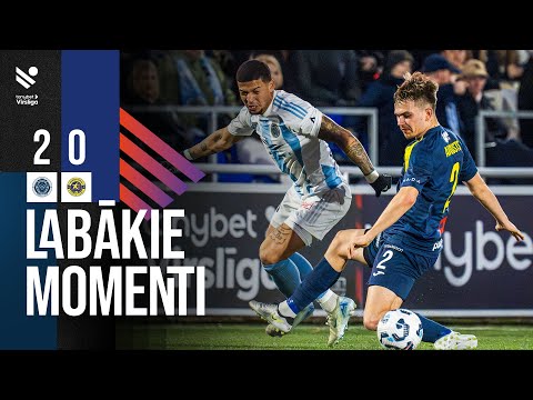 1. kārta Riga FC 2:0 SK Super Nova (Labākie momenti)