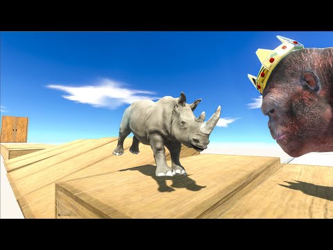 Run, but don't touch King Goro's crown - Animal Revolt Battle Simulator