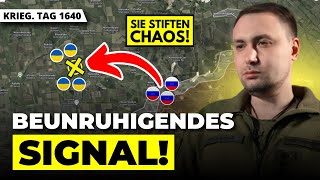 Sabotagegruppen 10 km hinter der Frontlinie an wichtiger Straße, Nowooleksandriwka gefallen!