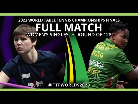 FULL MATCH | Nina MITTELHAM vs Zodwa MAPHANGA | WS R128 | #ITTFWorlds2023