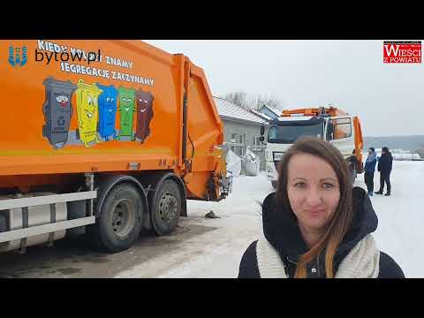 Śmieciarki Wodociągów 3 stycznia zaczynają odbiór śmieci w gminie Bytów