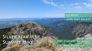 Video review of the Silver Star Summit Hike with footage of it's features and terrain.