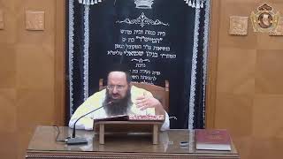 שיעור מפי מורנו ראש הכולל שליט"א בעניין טלטול מן הצד לצורך דבר האסור, וטלטול בגופו סימן שי"א.