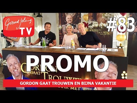 PROMO GORDON GAAT TROUWEN EN BIJNA VAKANTIE - Gerard Joling #VLOG83