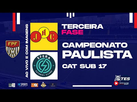 CAMPEONATO PAULISTA - 3º FASE - JABAQUARA X SFERA - SUB 17 - AO VIVO
