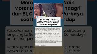 Dedi Mulyadi Pilih Naik Motor Datangi Kemendagri dan BI, Cek Tuduhan Purbaya soal Dana Mengendap