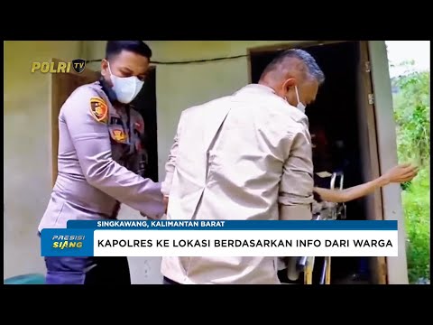 KAPOLRES SINGKAWANG EVAKUASI LANSIA TERLANTAR WUJUD KEPEDULIAN TERHADAP SESAMA