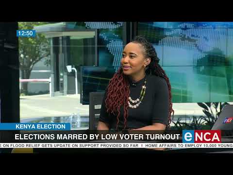 Kenyan election marred by low voter turnout