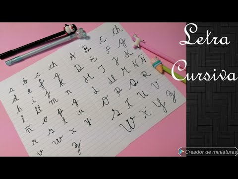 CURSIVE LETTERS