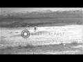 United States Marines Advance Towards A Ridge During Combat Operation On Iwo Jima HD Stock Footage