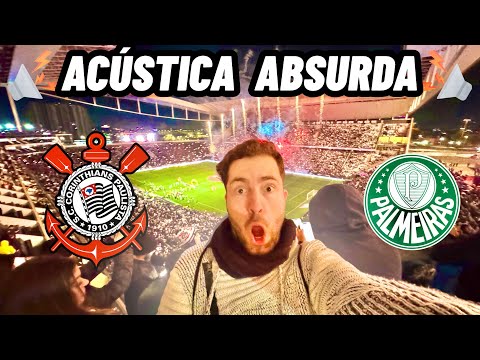 The arena was deafening against Palmeiras / Corinthians 1 x 0 Palmeiras