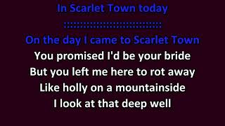 Gillian Welch - Scarlet Town (custom karaoke)