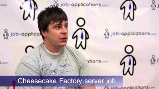 Cheesecake Factory Interview - Server