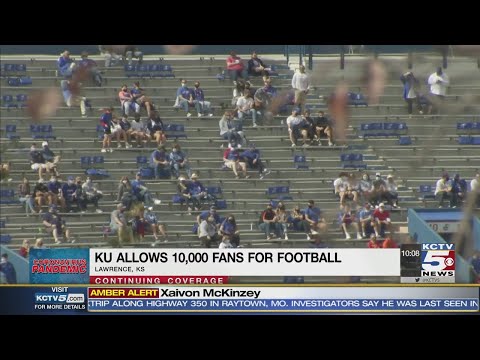 KU allows 10,000 fans into stadium