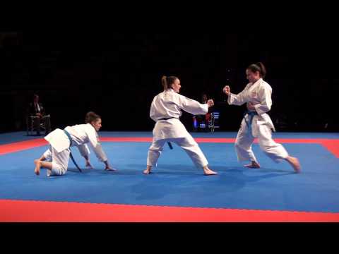 Karate1 PL, Almere 2014 - BKF vs. CORATIA - Kata Team female FINAL - 2