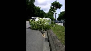 Why a seatbelt is a must to use? Coz it safe life in horrific crashed.