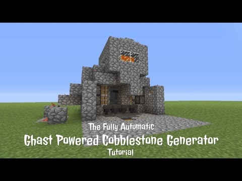 Minecraft: Automatic Ghast Powered Cobblestone Generator Tutorial | Java Edition
