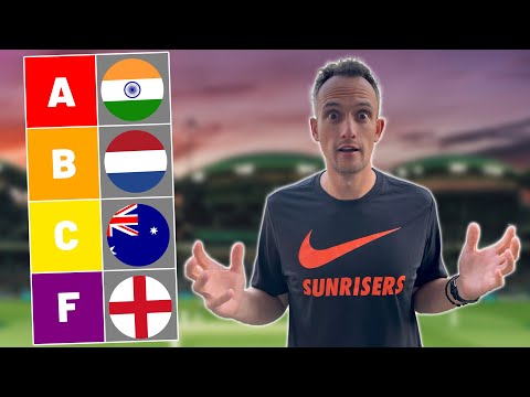 RANKING EVERY CRICKET WORLD CUP 2023 SHIRT | Tier List