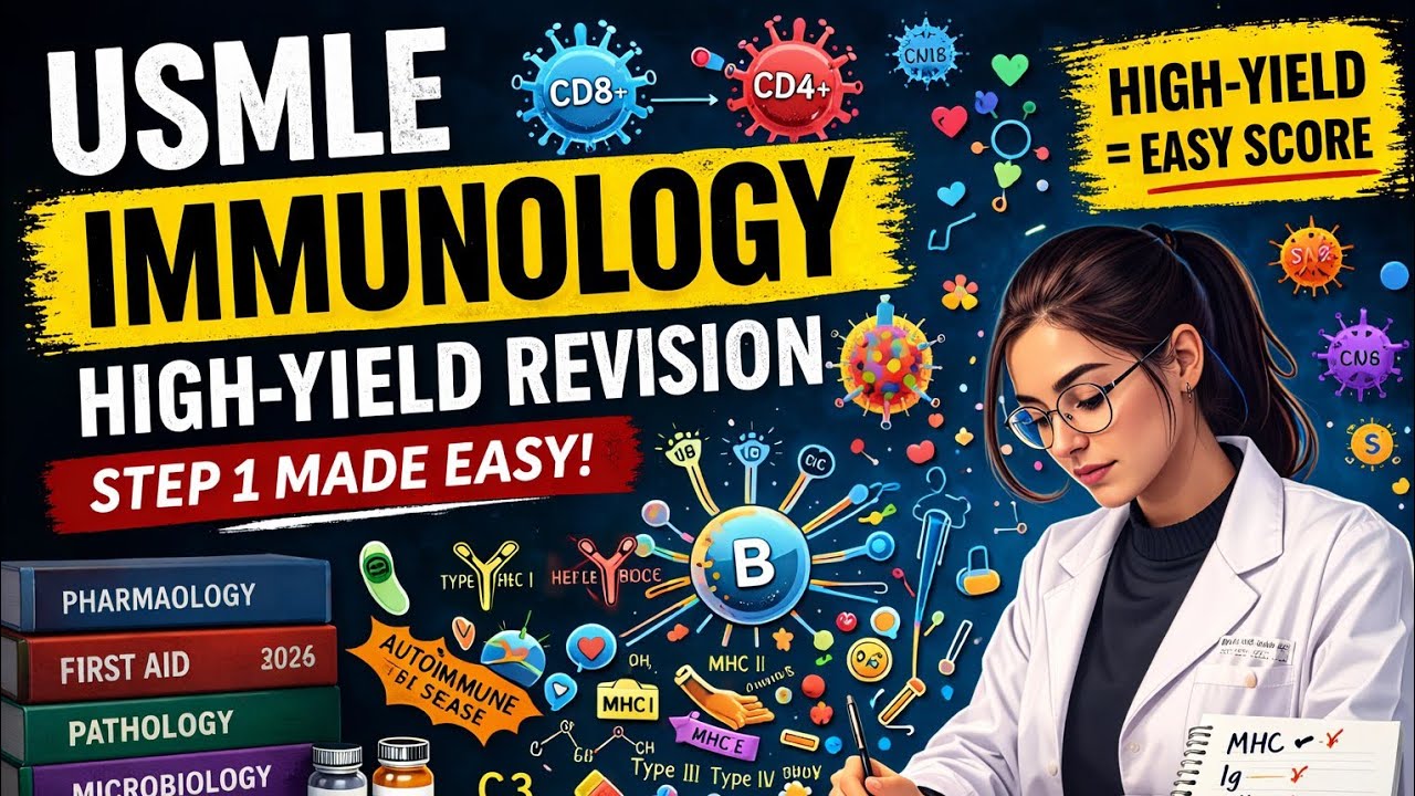 Master Immunology for USMLE Step 1 🚀 High-Yield in One Video!