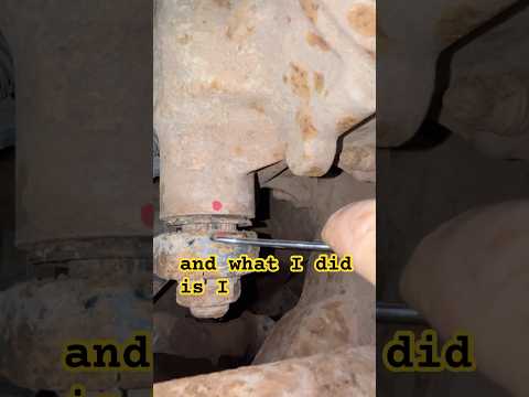 Part of a video titled Is your Pitman Arm a 3 or 4 Groove Spline? #mechanic #diycar