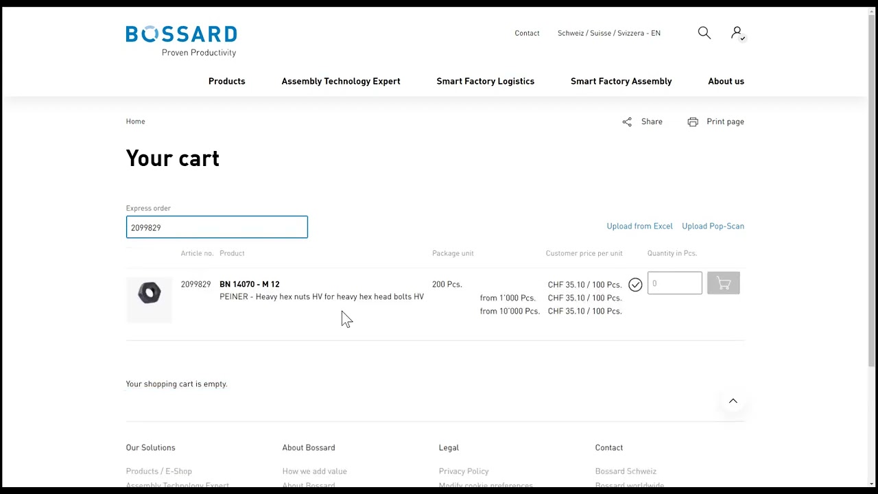 PS | eShop Help Center | How to place an express order