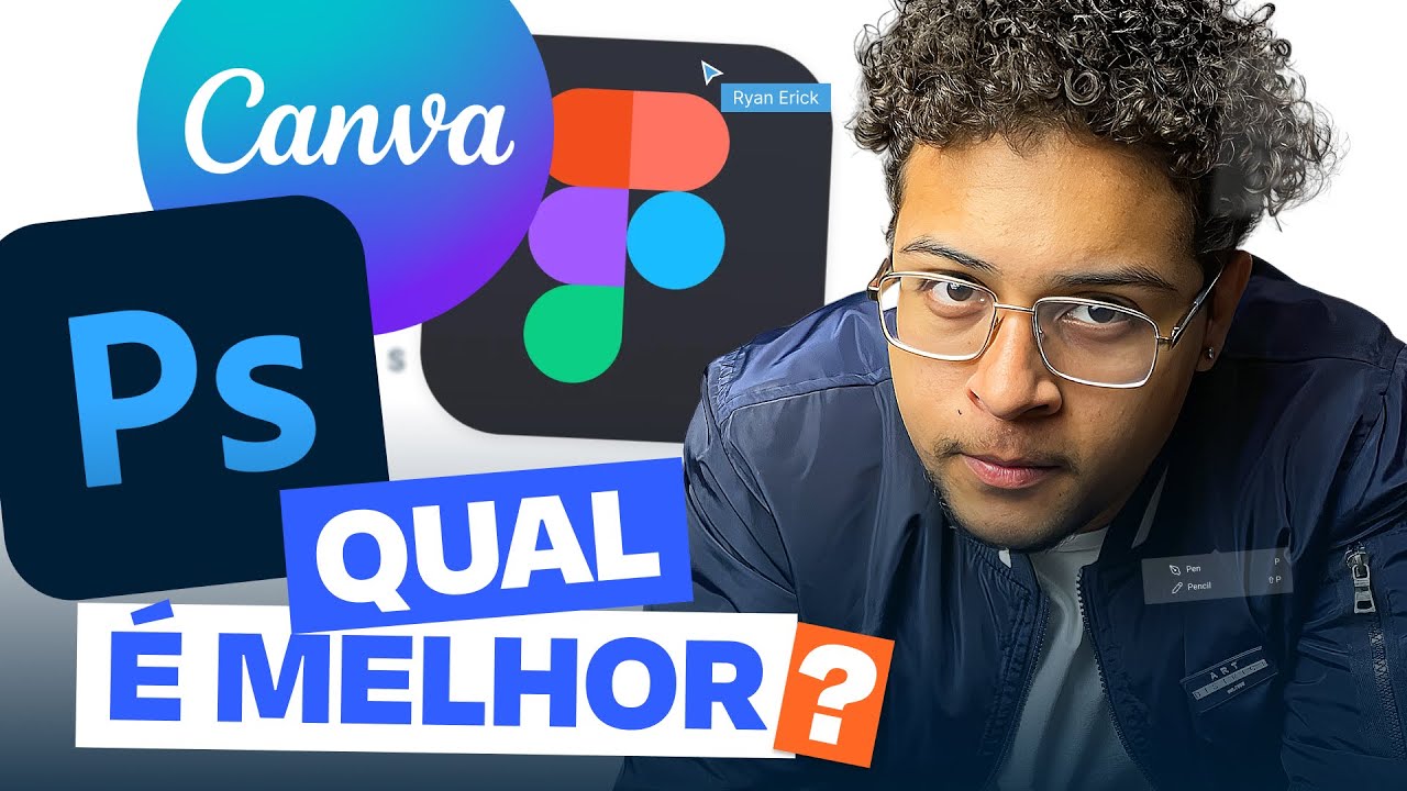 Melhores Ferramentas de Design: Figma, Canva ou Photoshop? Saiba qual é a Ideal para Você! ∣ #02