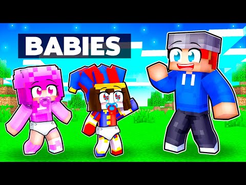 Insane Minecraft Baby Mode Adventure with Pomni!
