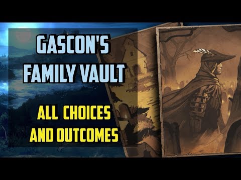Gascon's Family Vault All choices - Thronebreaker the Witcher Tales - (Peace Everlasting)