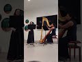 Arioso by JS Bach on harp and violin