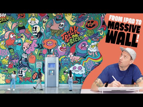 I Made a 30ft Mural in a Free Drawing App