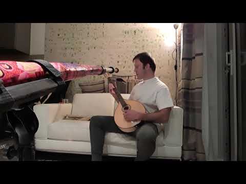 Mike Ianosi - practicing with my bouzuki