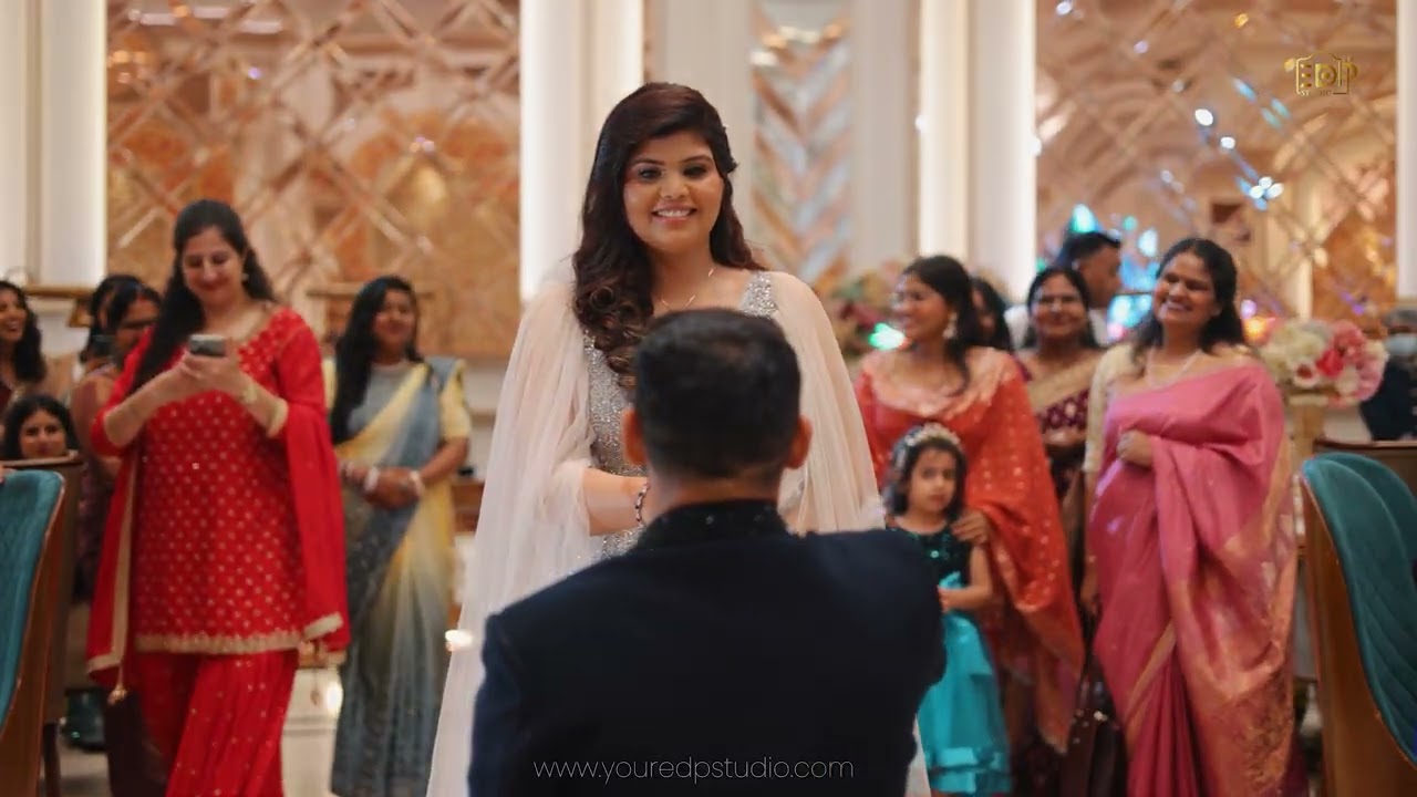 Engagement film still of Akanksa by EDP Studio, engagement photography in Lucknow