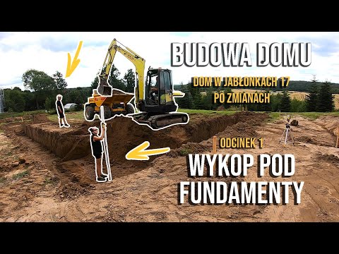 Budowa Domu - DWJ 17 Odc.1 Wykop pod fundamenty
