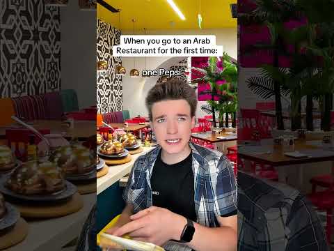 First time at a Arab Restaurant 😂