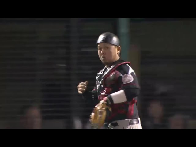 【11回裏】マリーンズ・大嶺祐 サヨナラのピンチを三振ゲッツーで切り抜ける!! 2016/7/23 E-M