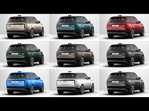 Yeni 2022 Range Rover - RENKLER (33 renk tonunun tamamı) ve Tekerlekler