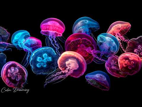 The Best Jellyfish Aquarium for Deep Sleep - FALL ASLEEP IMMEDIATELY - Melatonin Release #16