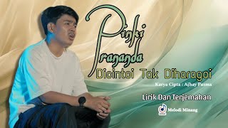 Download lagu Pinki Prananda - Dicintoi Tak Diharagoi ( Lirik  Dan Arti Bahasa Indonesia ) Lirik Lagu Minang mp3