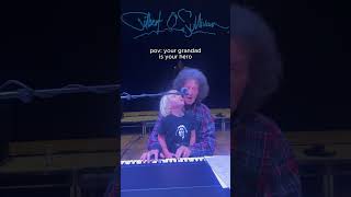 Grandkids backstage on Gilbert O&#39;Sullivan tour!