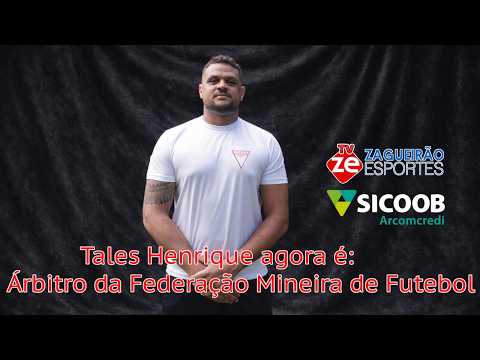 Tales Henrique representa Arcos como Árbitro na Federação Mineira de Futebol