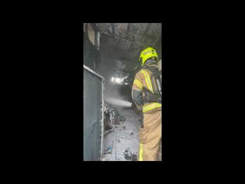 שריפת עצים שהתפשטה לחנות רהיטים בירכא