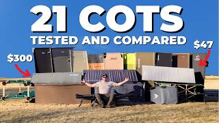 Best Camping Cot? 21 Cots TESTED and COMPARED!
