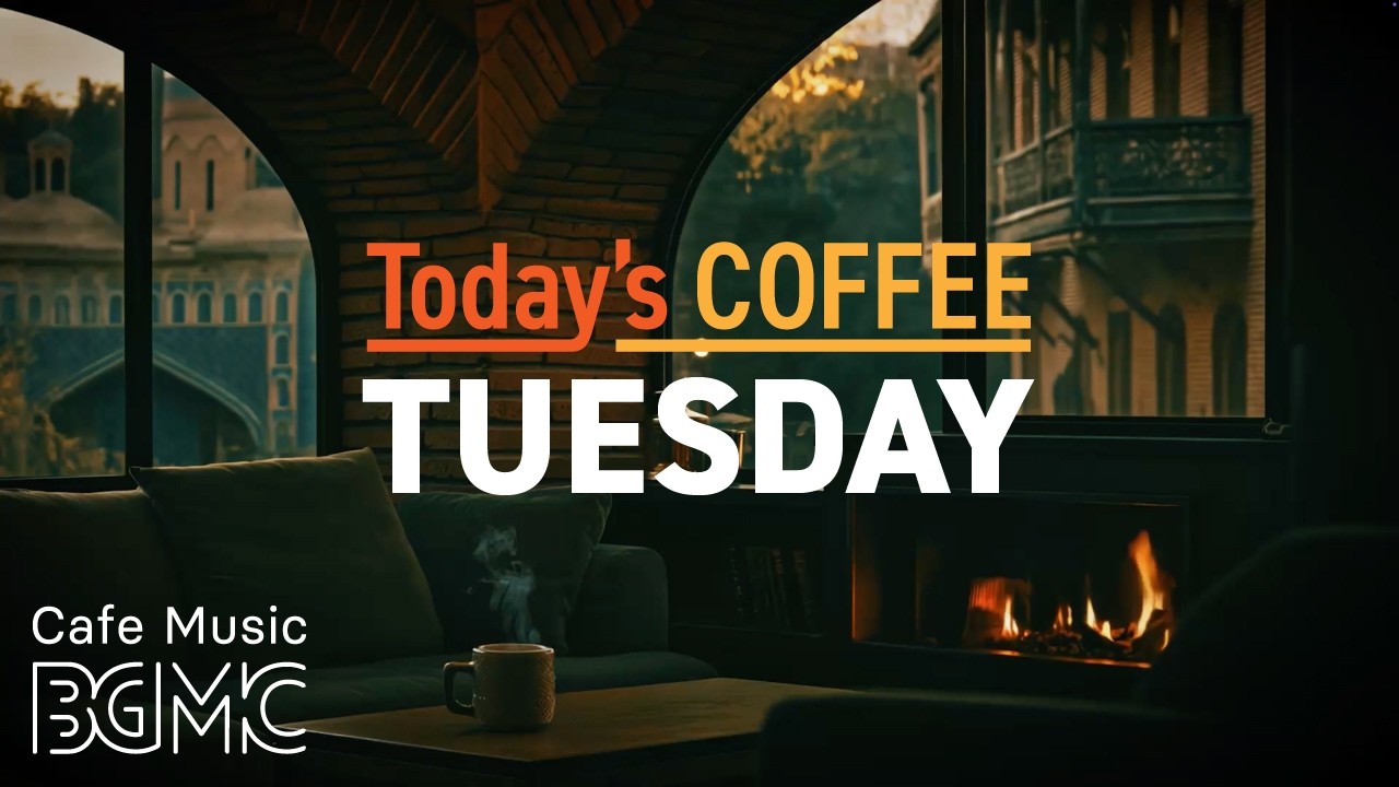Cafe Music LIVE | Today's COFFEE TUESDAY: Warm Autumn Cafe Jazz for Focus & Relaxation ☕