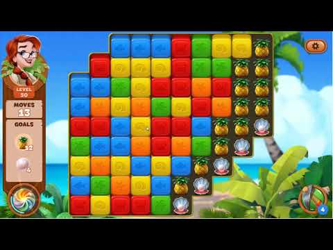 Lost Island Blast Adventure Level 50 - No Boosters