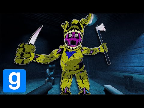 Retro Springtrap Has TWO WEAPONS?!.. | Gmod Hide & Seek